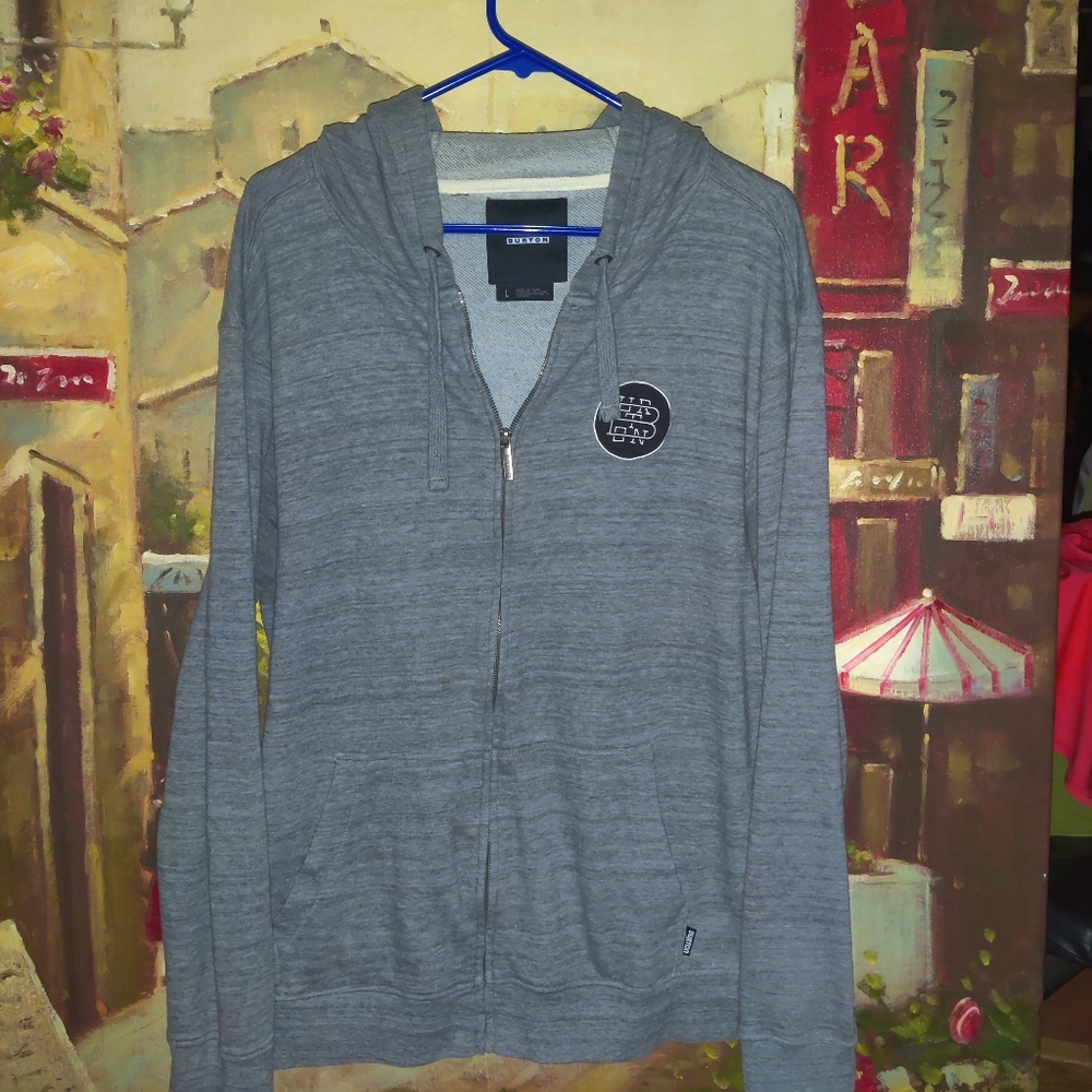Burton zip up hoodie